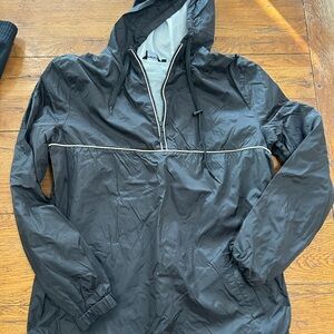 Black Windbreaker Jacket
